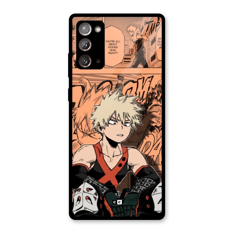 Bakugo Anime Manga Glass Back Case for Galaxy Note 20