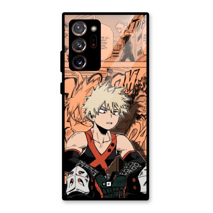 Bakugo Anime Manga Glass Back Case for Galaxy Note 20 Ultra