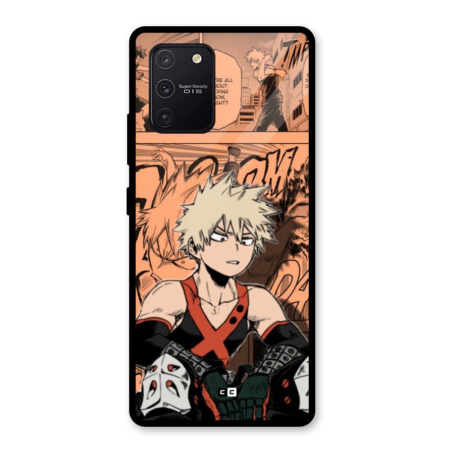 Bakugo Anime Manga Glass Back Case for Galaxy S10 Lite