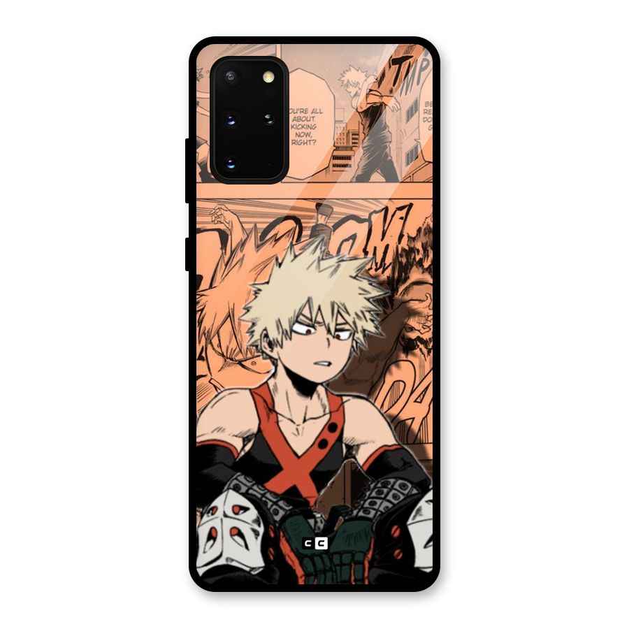 Bakugo Anime Manga Glass Back Case for Galaxy S20 Plus