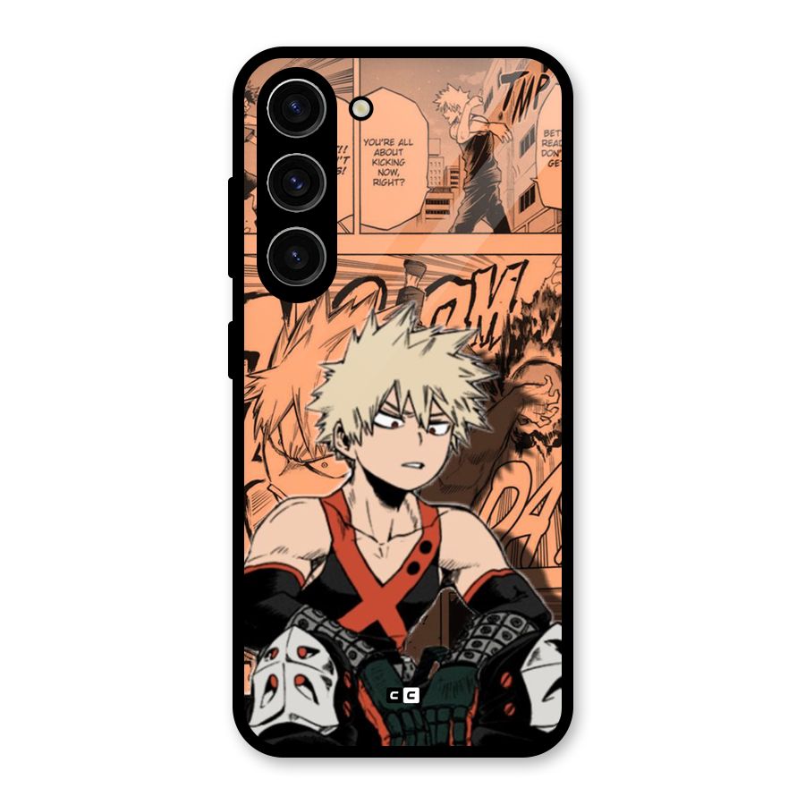 Bakugo Anime Manga Glass Back Case for Galaxy S23