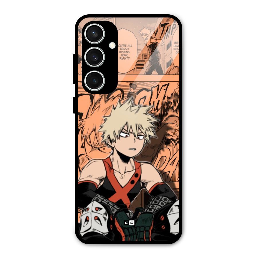 Bakugo Anime Manga Glass Back Case for Galaxy S23 FE