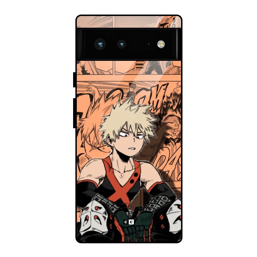 Bakugo Anime Manga Glass Back Case for Google Pixel 6