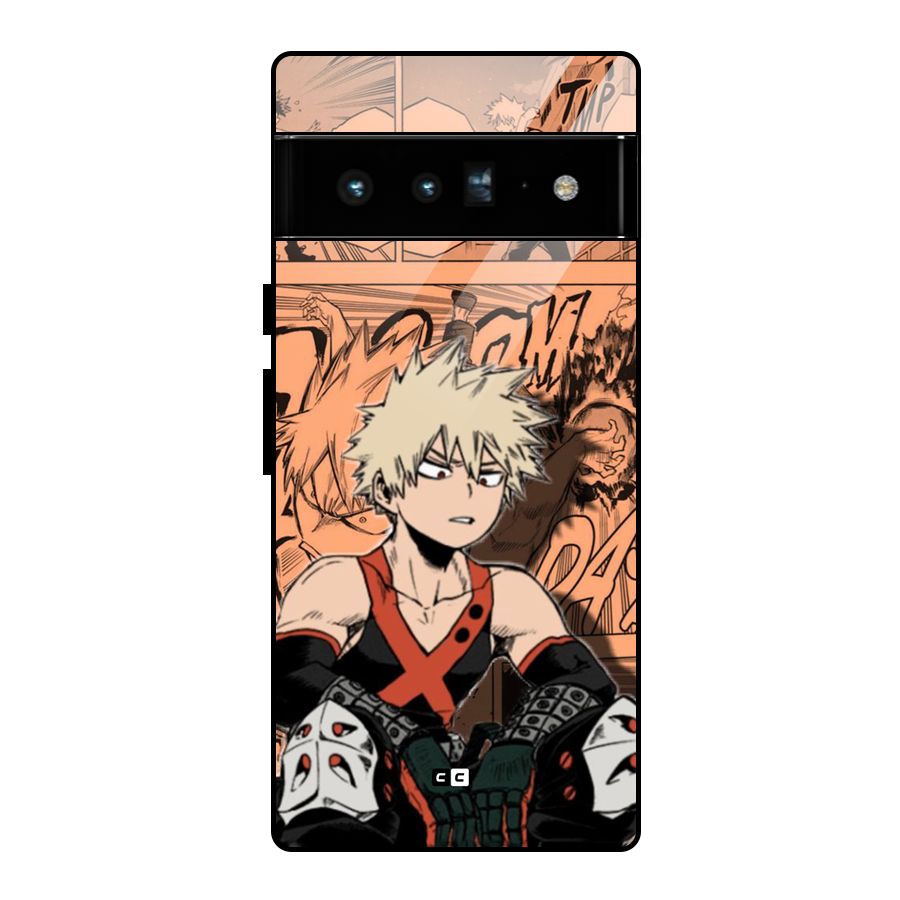 Bakugo Anime Manga Glass Back Case for Google Pixel 6 Pro