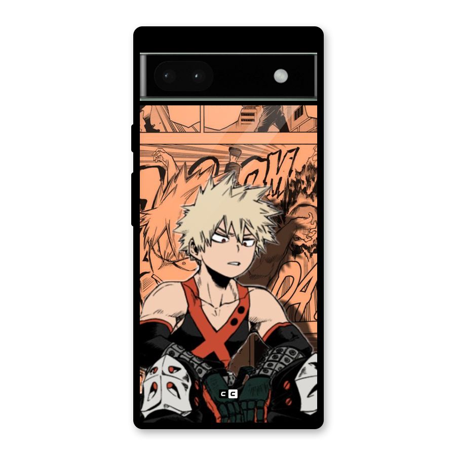 Bakugo Anime Manga Glass Back Case for Google Pixel 6a