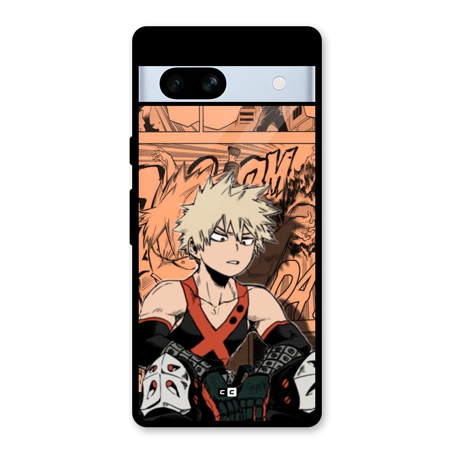 Bakugo Anime Manga Glass Back Case for Google Pixel 7a