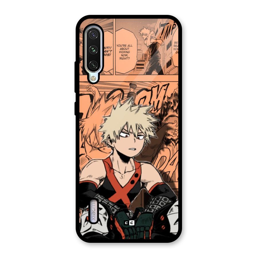 Bakugo Anime Manga Glass Back Case for Mi A3