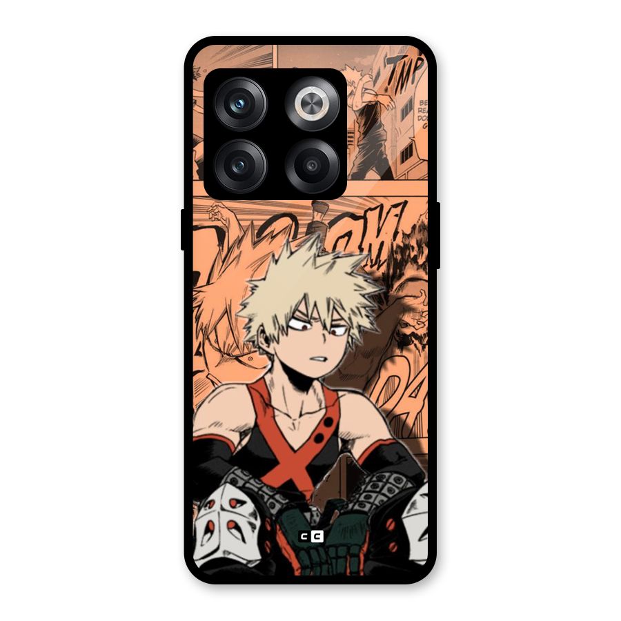 Bakugo Anime Manga Glass Back Case for OnePlus 10T