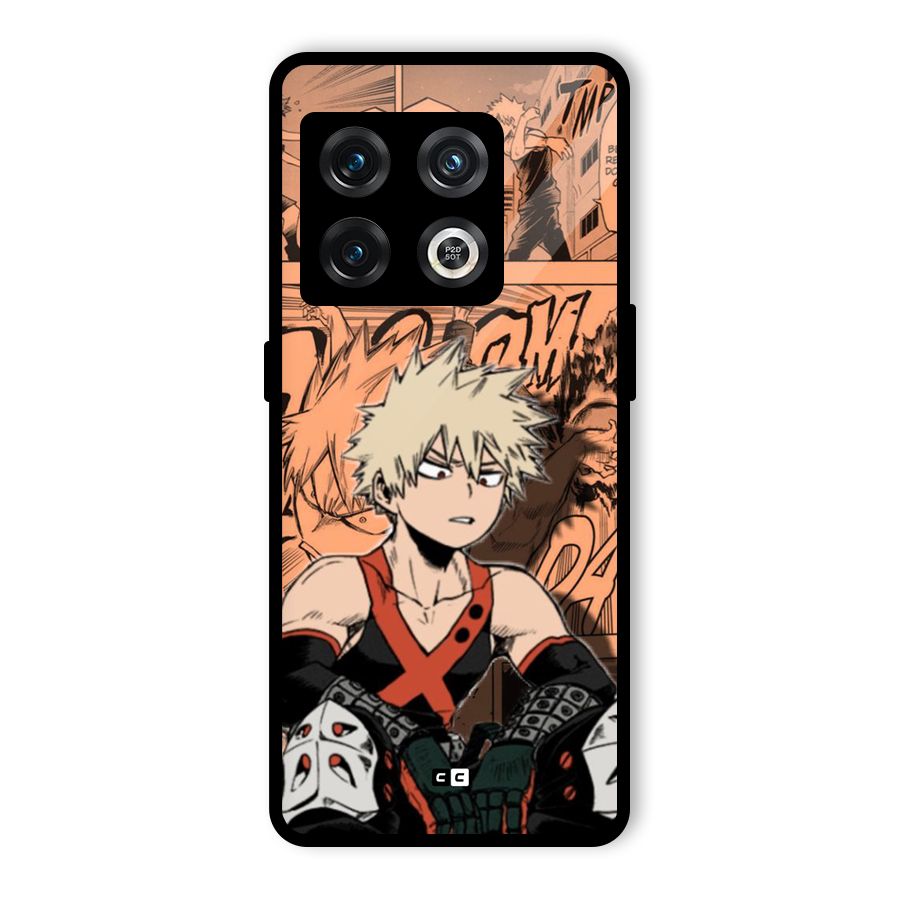 Bakugo Anime Manga Glass Back Case for OnePlus 10 Pro 5G