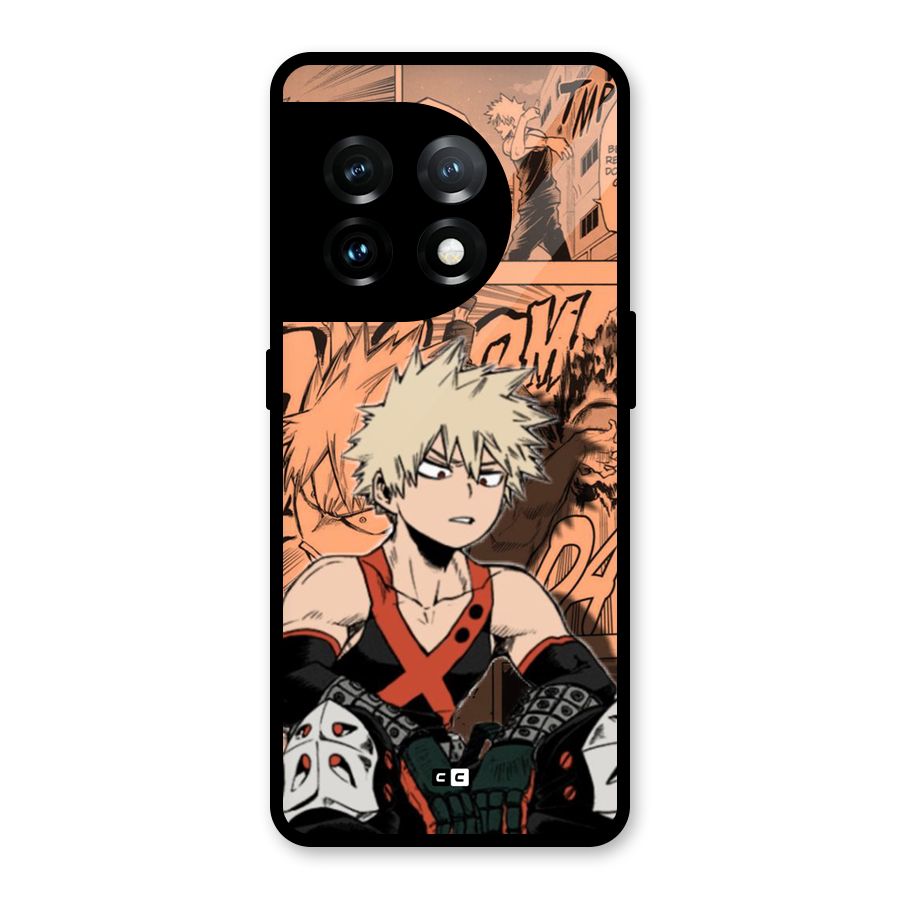 Bakugo Anime Manga Glass Back Case for OnePlus 11