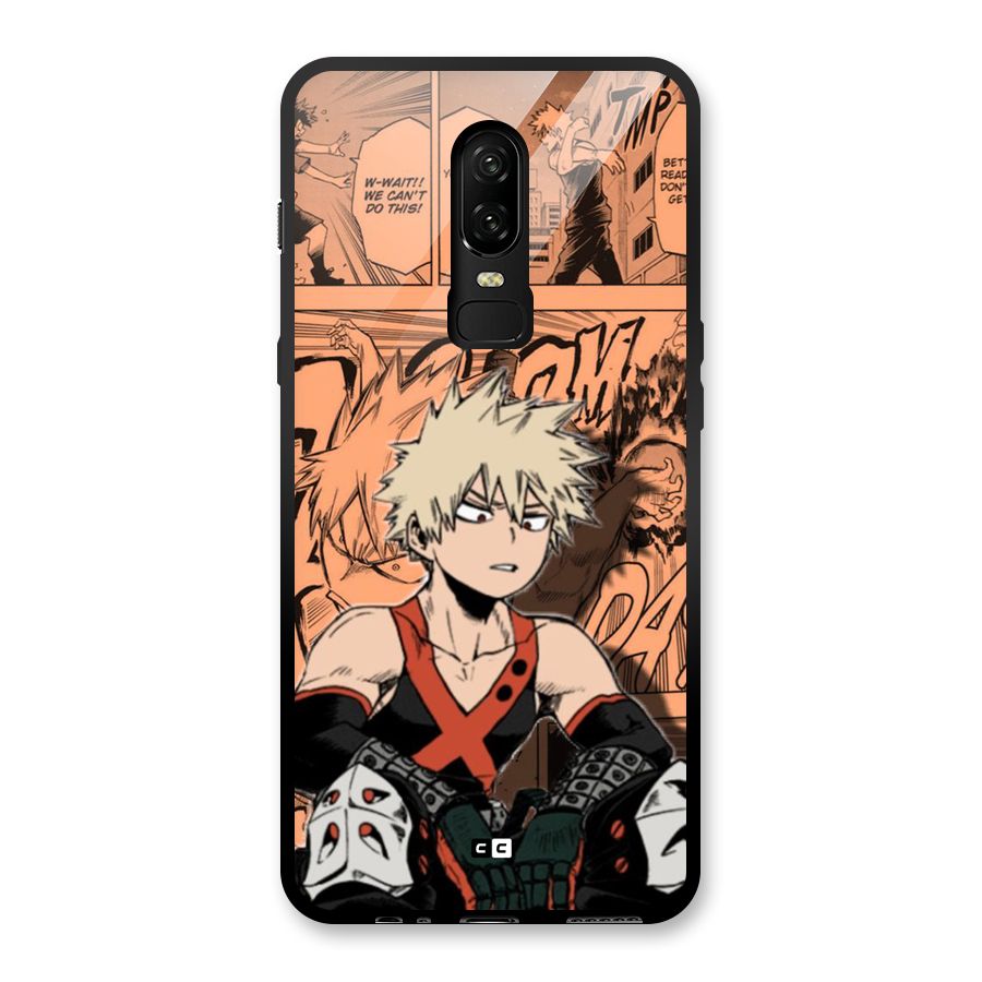 Bakugo Anime Manga Glass Back Case for OnePlus 6