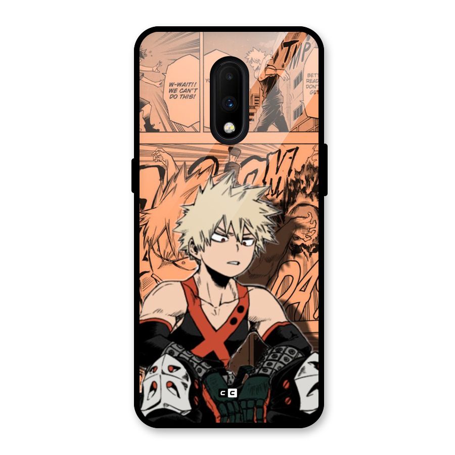 Bakugo Anime Manga Glass Back Case for OnePlus 7