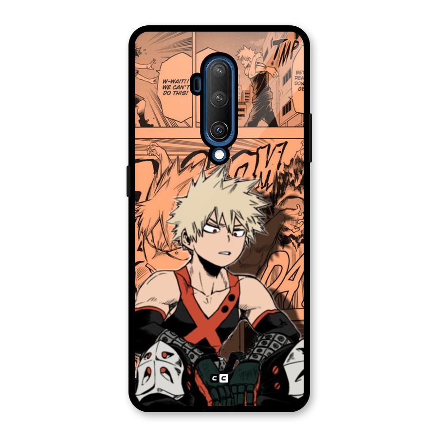 Bakugo Anime Manga Glass Back Case for OnePlus 7T Pro