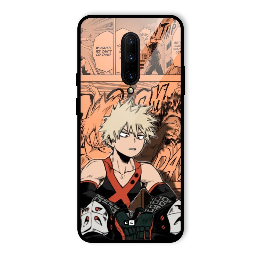 Bakugo Anime Manga Glass Back Case for OnePlus 7 Pro