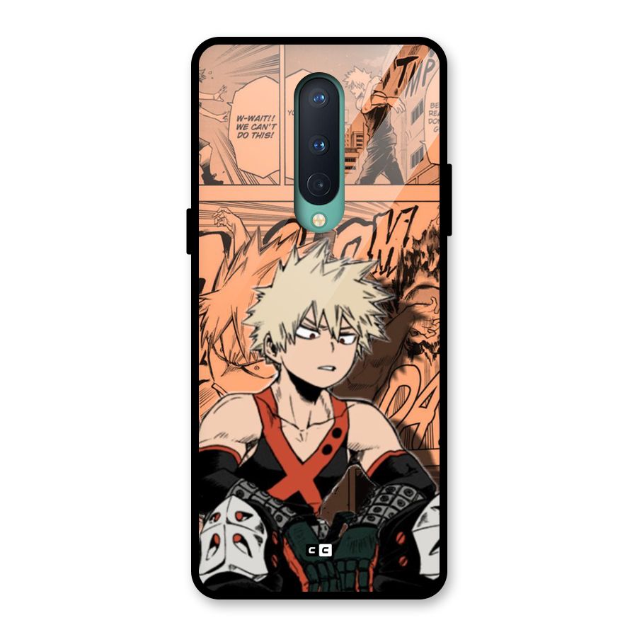 Bakugo Anime Manga Glass Back Case for OnePlus 8