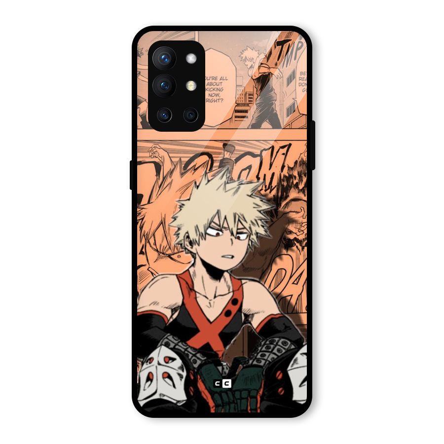 Bakugo Anime Manga Glass Back Case for OnePlus 9R