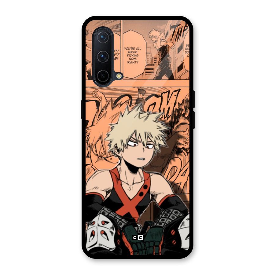 Bakugo Anime Manga Glass Back Case for OnePlus Nord CE 5G