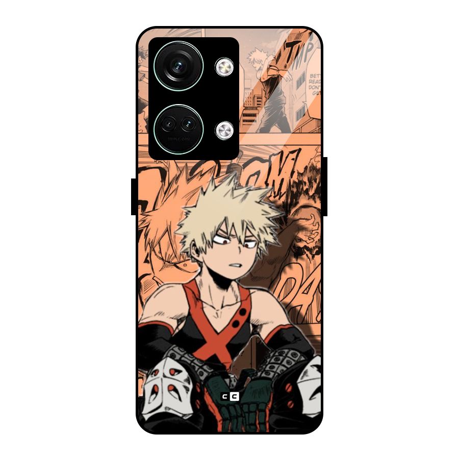 Bakugo Anime Manga Glass Back Case for Oneplus Nord 3