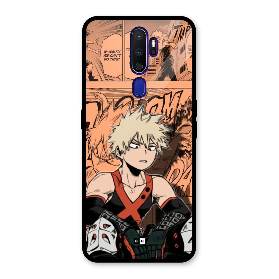 Bakugo Anime Manga Glass Back Case for Oppo A9 (2020)