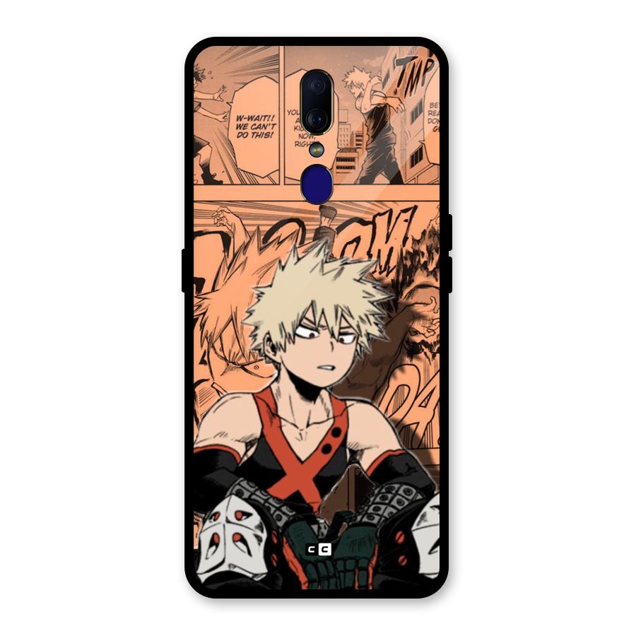 Bakugo Anime Manga Glass Back Case for Oppo F11