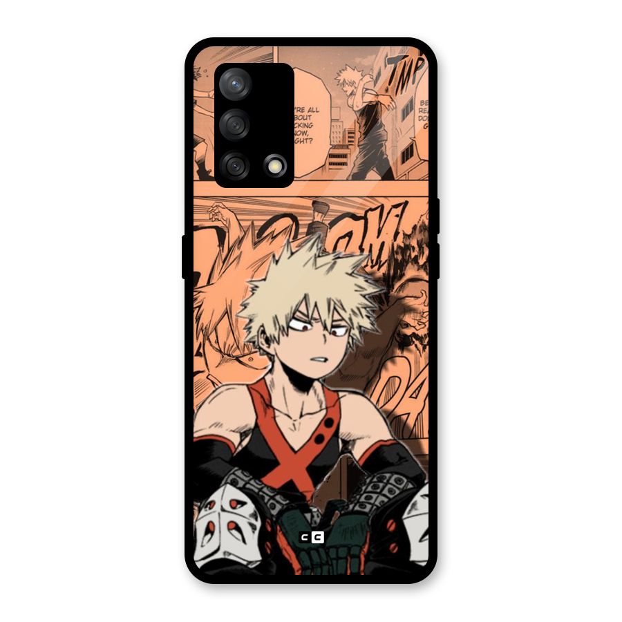 Bakugo Anime Manga Glass Back Case for Oppo F19