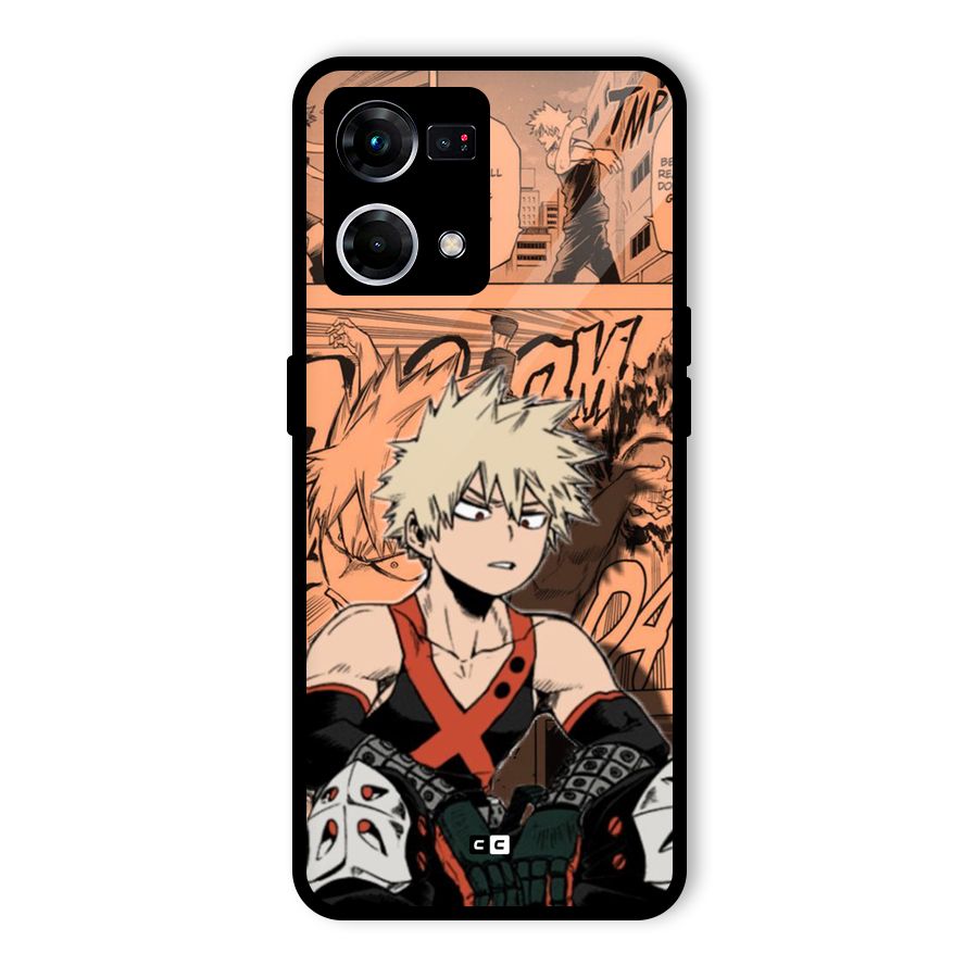 Bakugo Anime Manga Glass Back Case for Oppo F21 Pro 5G