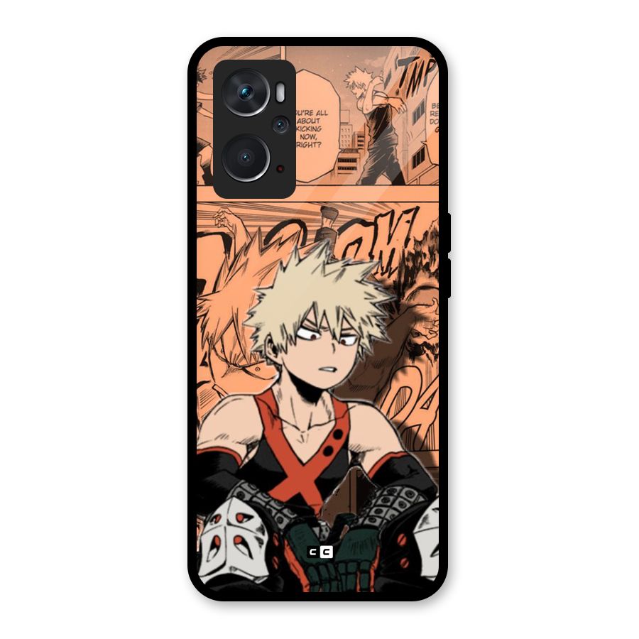 Bakugo Anime Manga Glass Back Case for Oppo K10 4G