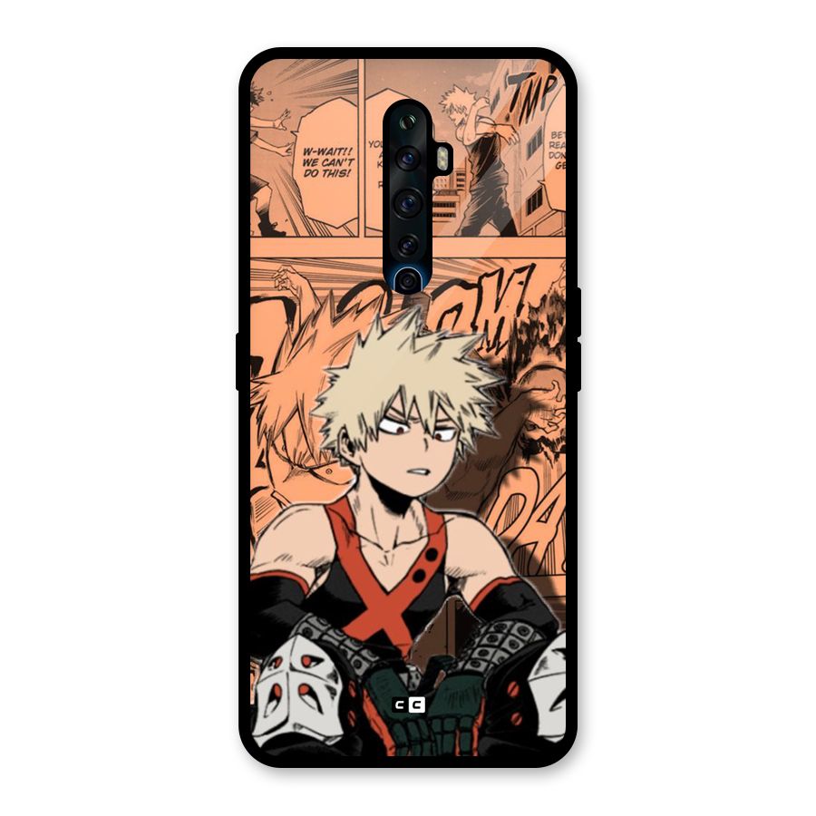 Bakugo Anime Manga Glass Back Case for Oppo Reno2 Z