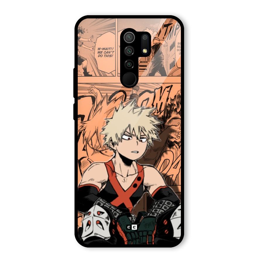 Bakugo Anime Manga Glass Back Case for Poco M2