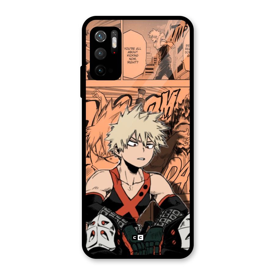 Bakugo Anime Manga Glass Back Case for Poco M3 Pro 5G