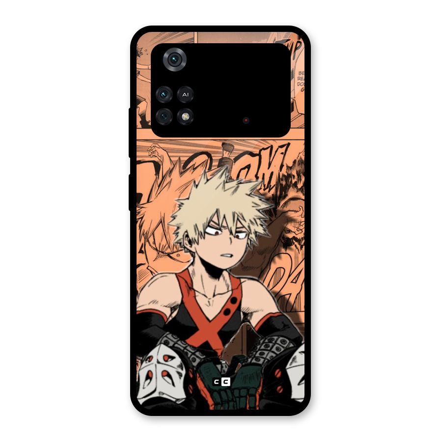 Bakugo Anime Manga Glass Back Case for Poco M4 Pro 4G