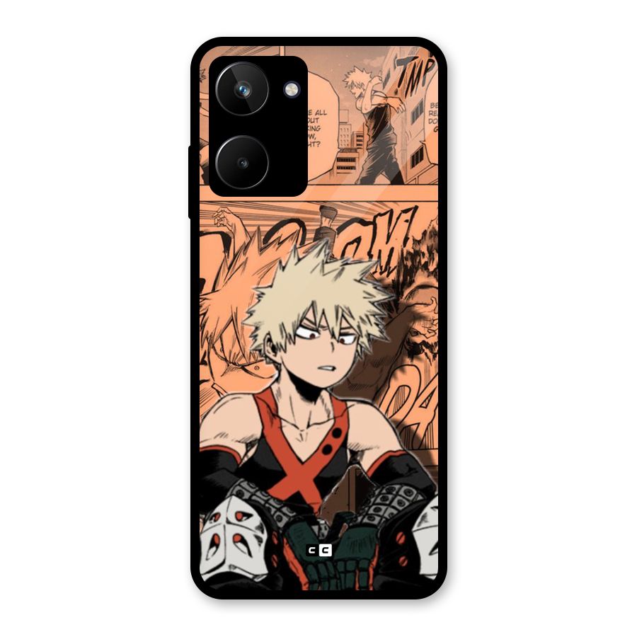 Bakugo Anime Manga Glass Back Case for Realme 10