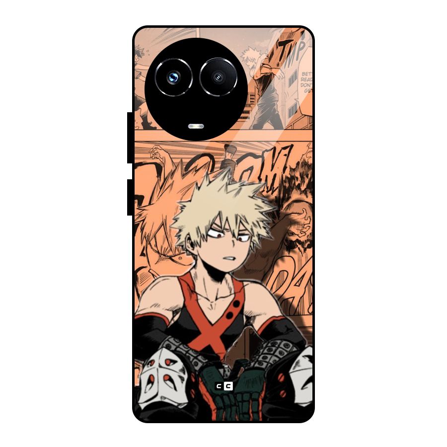 Bakugo Anime Manga Glass Back Case for Realme 11X