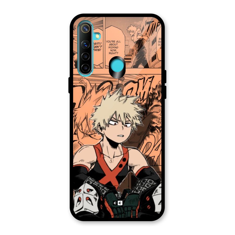 Bakugo Anime Manga Glass Back Case for Realme 5i