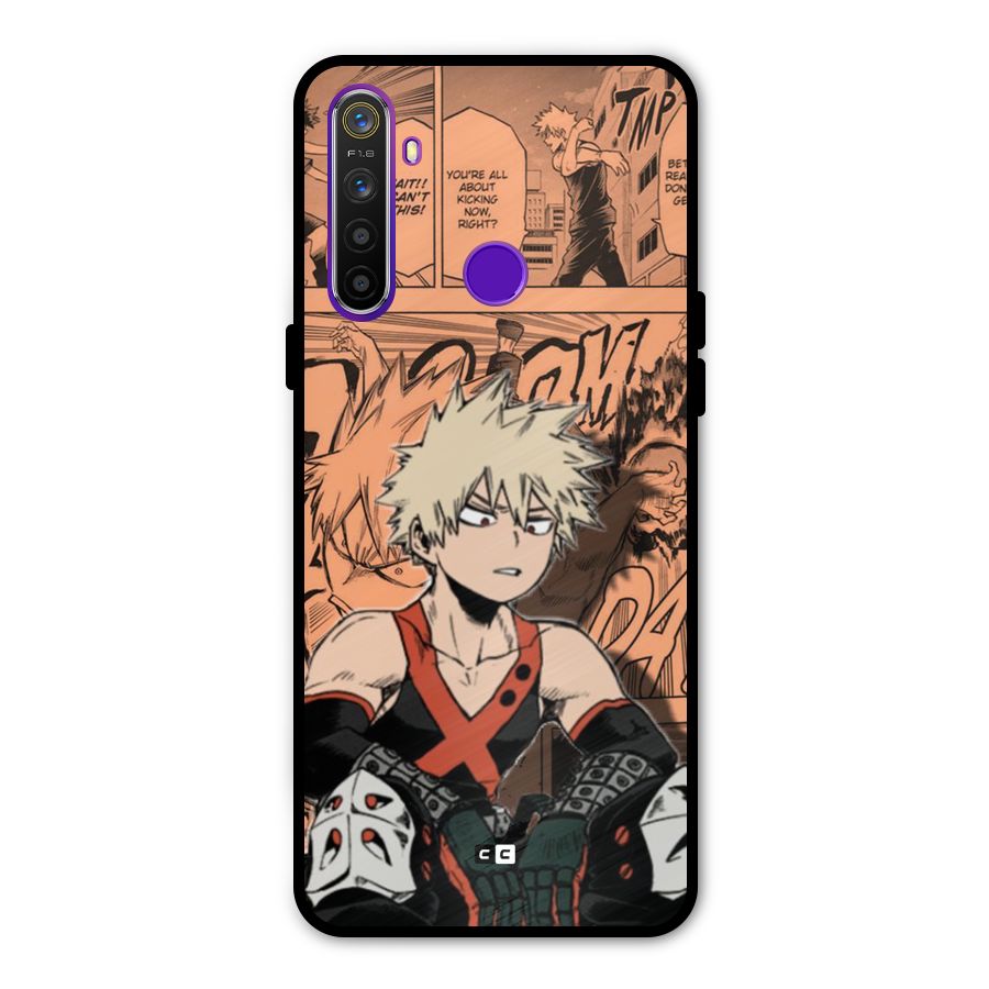 Bakugo Anime Manga Glass Back Case for Realme 5s