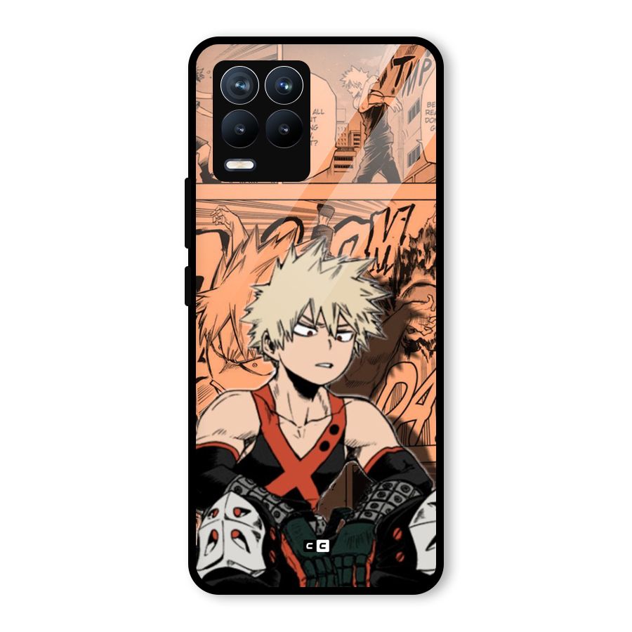 Bakugo Anime Manga Glass Back Case for Realme 8