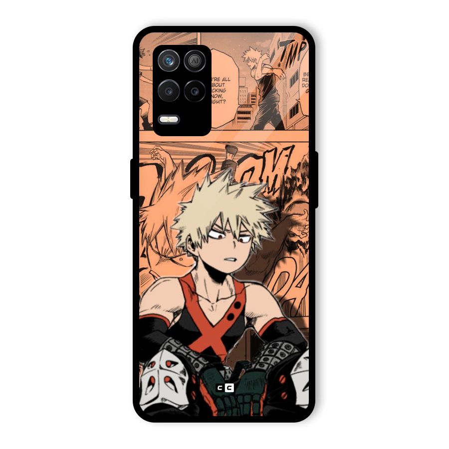 Bakugo Anime Manga Glass Back Case for Realme 8 5G