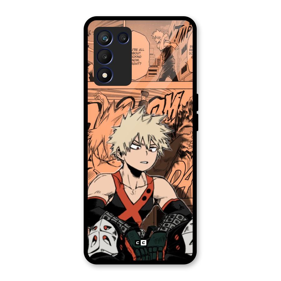 Bakugo Anime Manga Glass Back Case for Realme 9 5G Speed