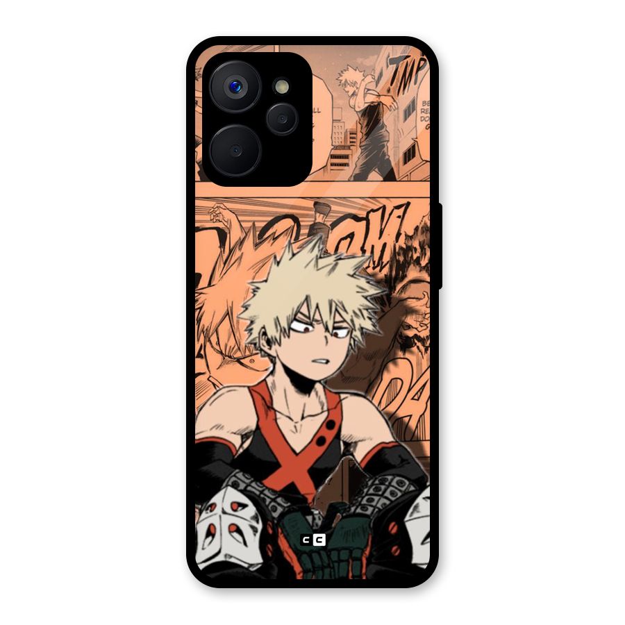 Bakugo Anime Manga Glass Back Case for Realme 9i 5G