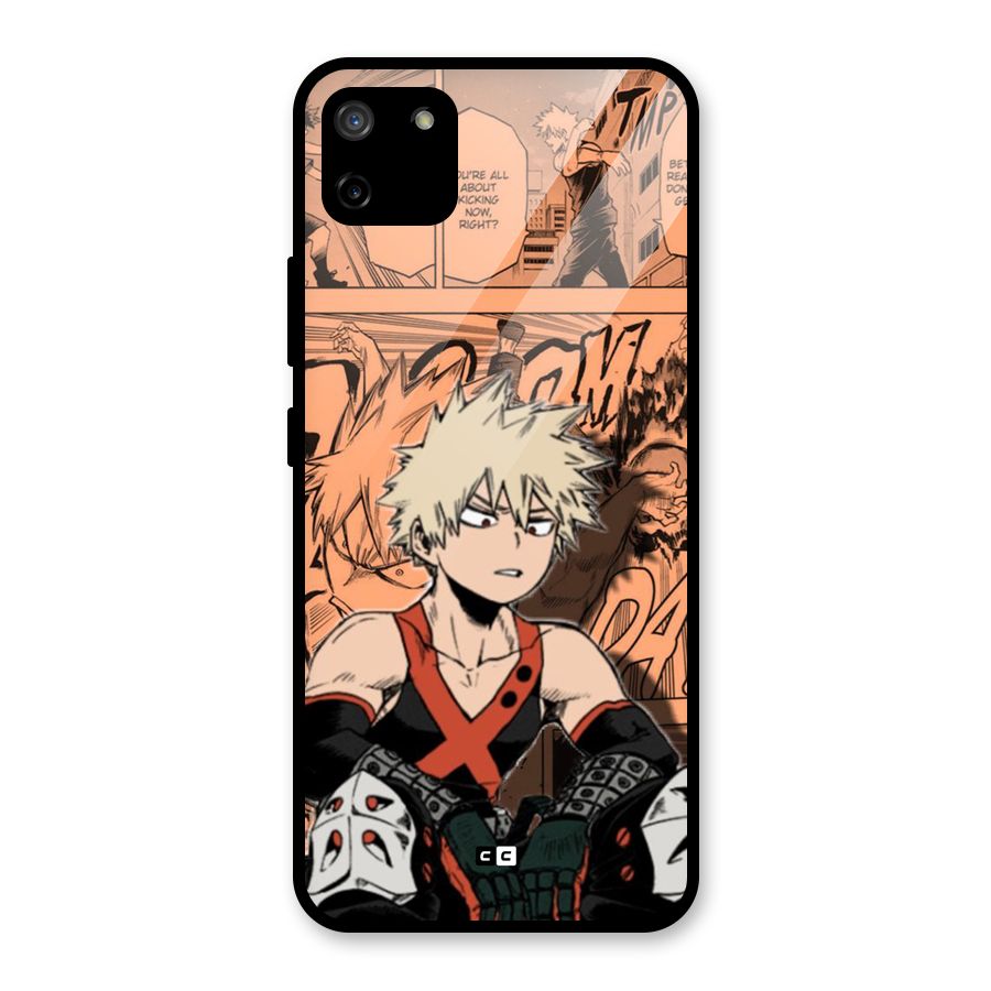 Bakugo Anime Manga Glass Back Case for Realme C11