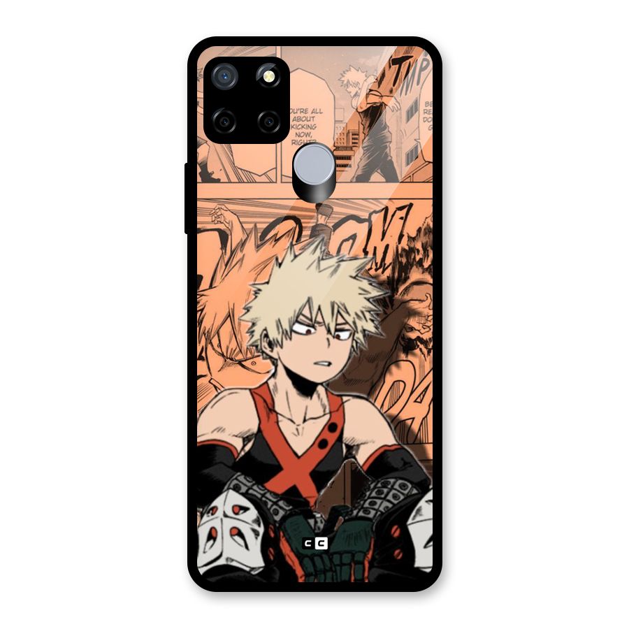 Bakugo Anime Manga Glass Back Case for Realme C15