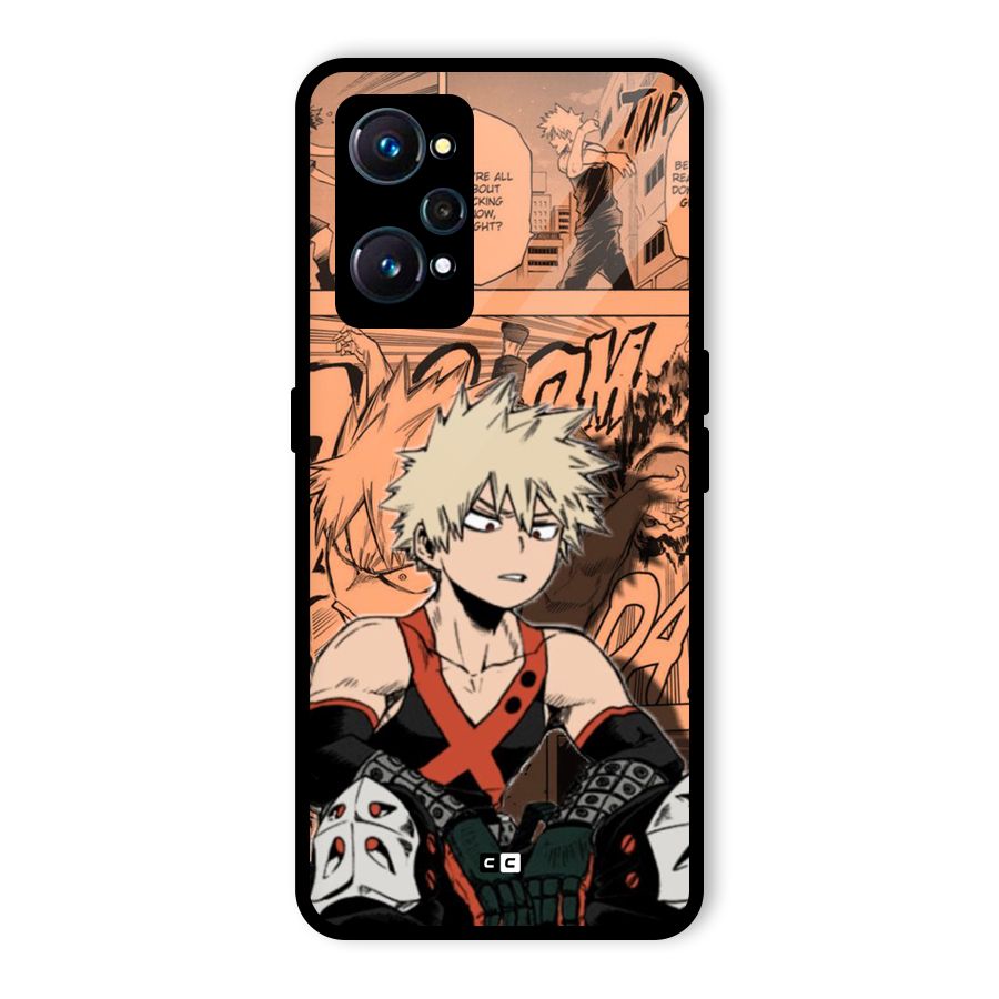 Bakugo Anime Manga Glass Back Case for Realme GT Neo2