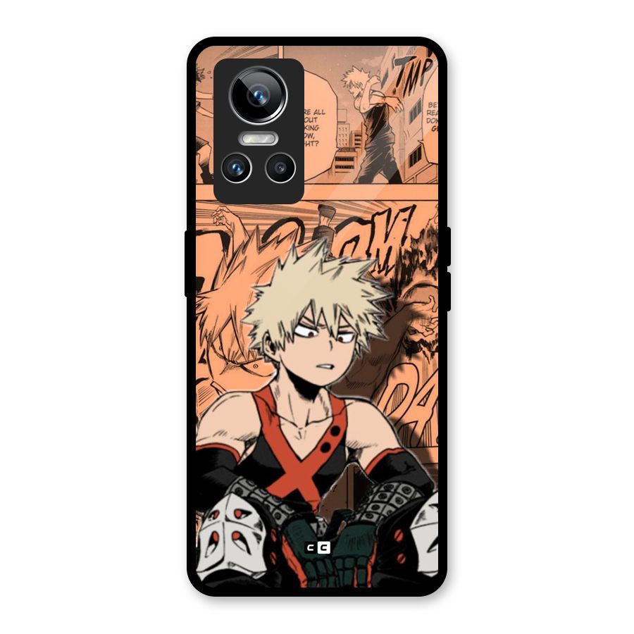 Bakugo Anime Manga Glass Back Case for Realme GT Neo 3