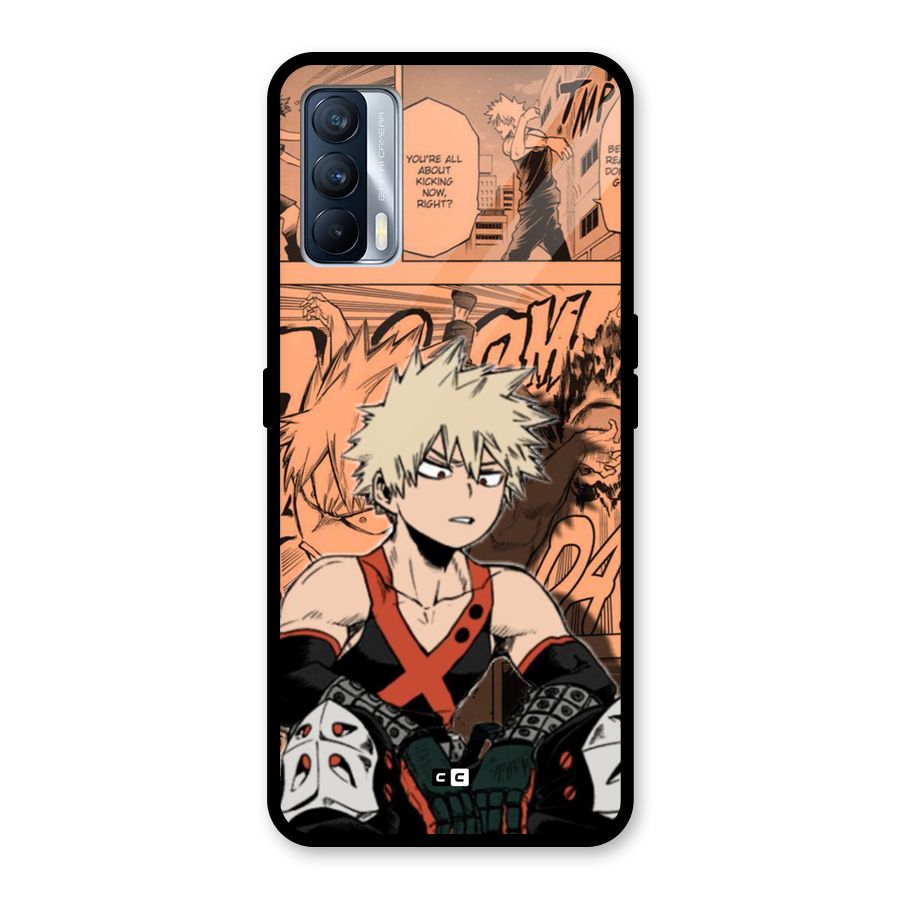 Bakugo Anime Manga Glass Back Case for Realme X7