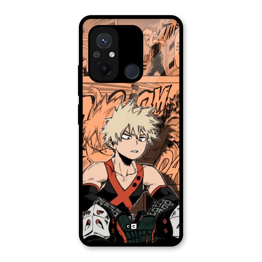Bakugo Anime Manga Glass Back Case for Redmi 12C