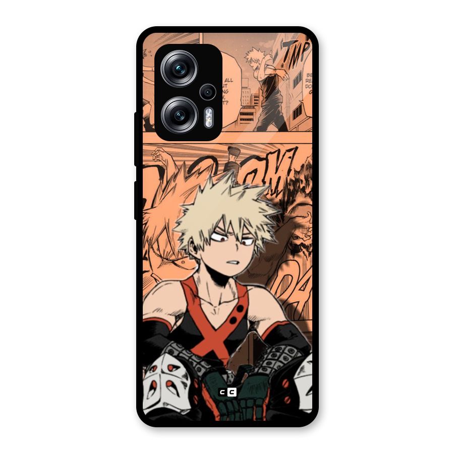 Bakugo Anime Manga Glass Back Case for Redmi K50i