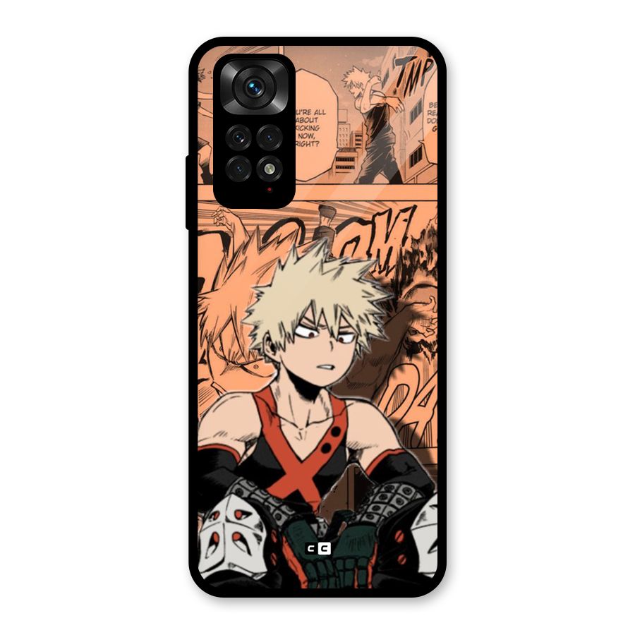 Bakugo Anime Manga Glass Back Case for Redmi Note 11S