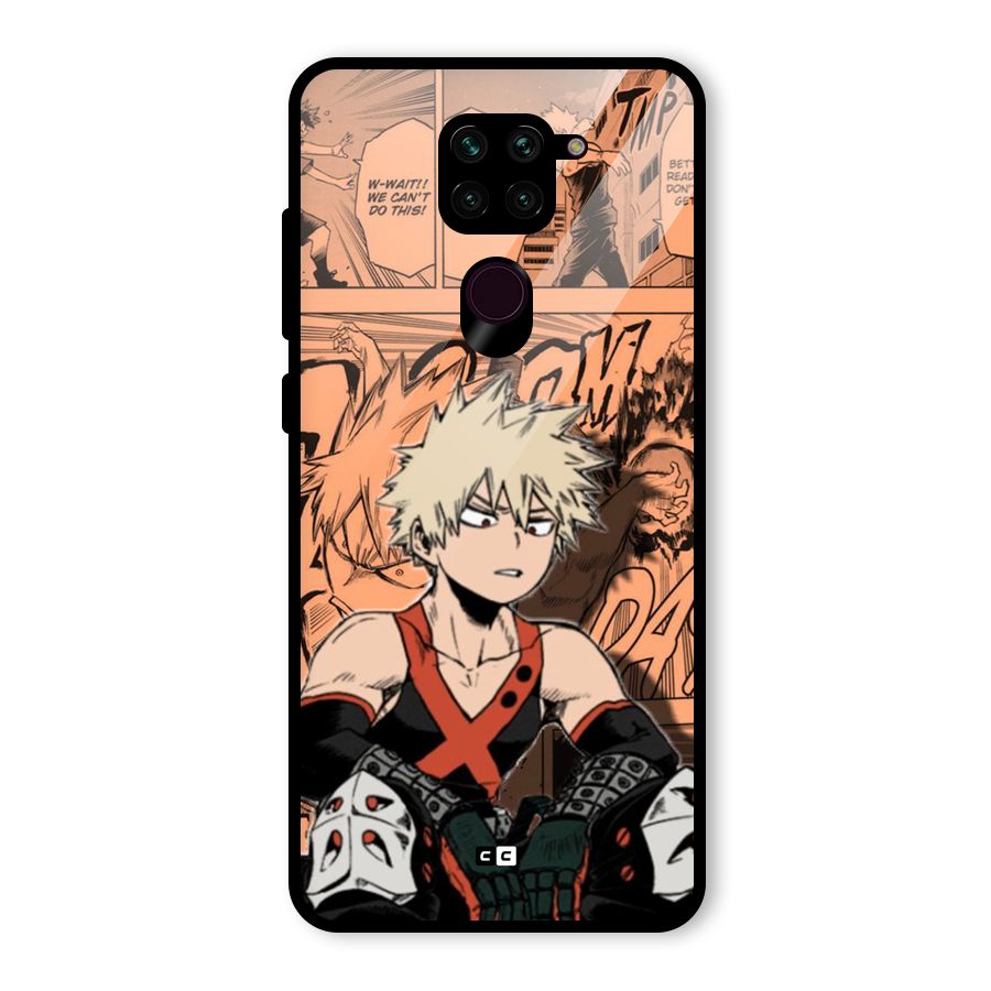 Bakugo Anime Manga Glass Back Case for Redmi Note 9