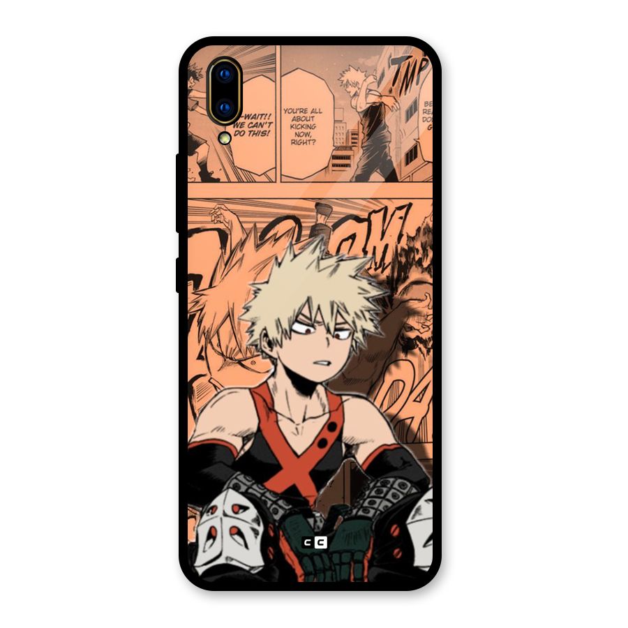 Bakugo Anime Manga Glass Back Case for Vivo V11 Pro