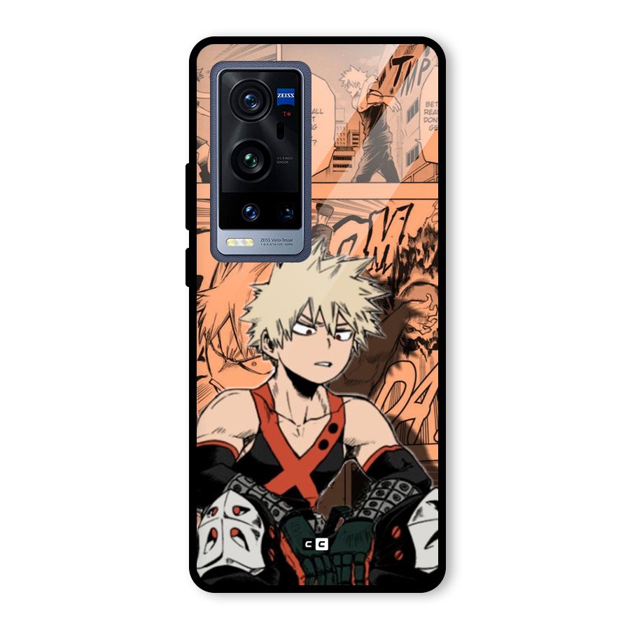 Bakugo Anime Manga Glass Back Case for Vivo X60 Pro Plus